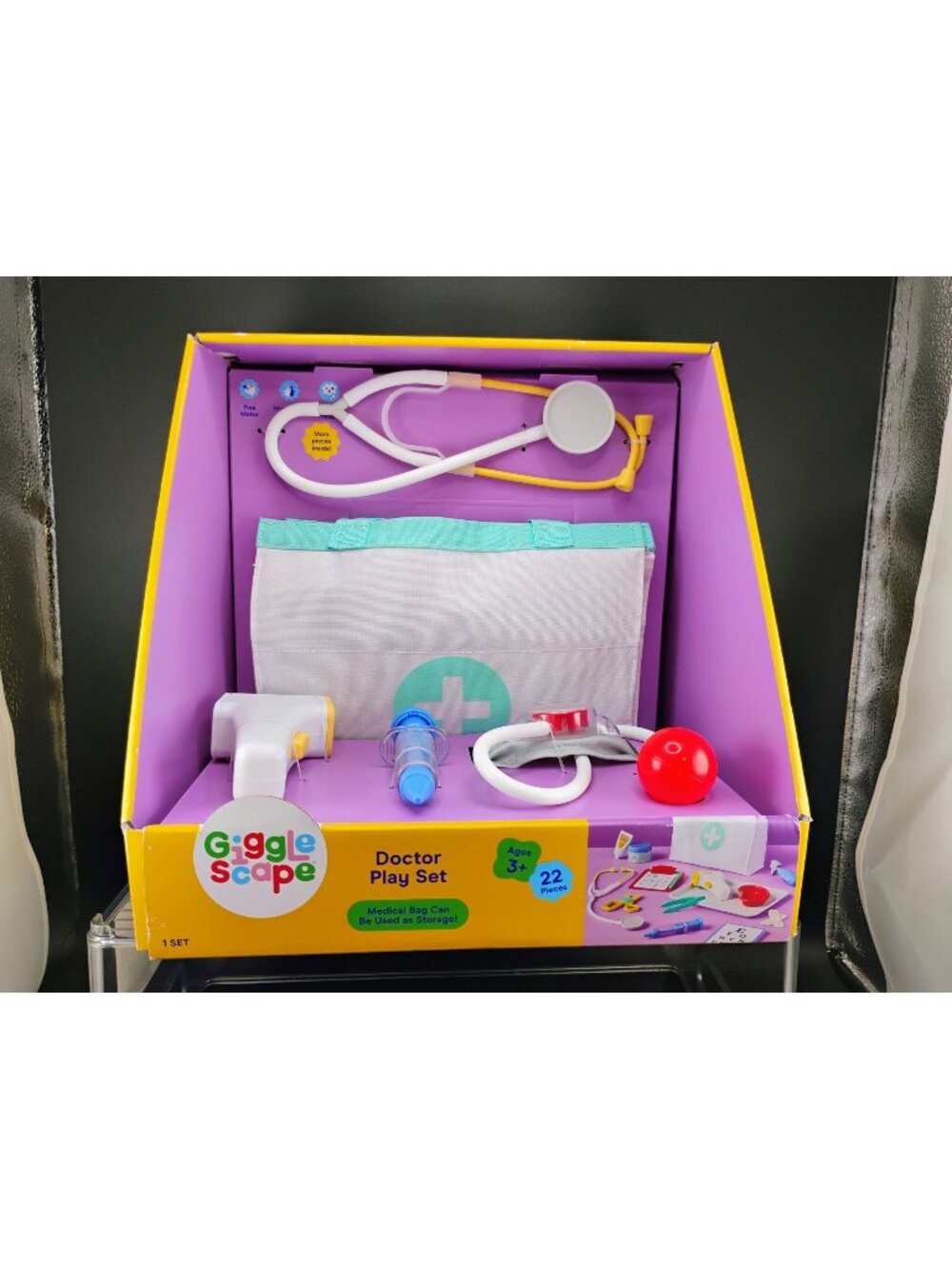 Giggle Scape Doctor Play Set 22-Piece Ages 3+ Medical Toy Kit